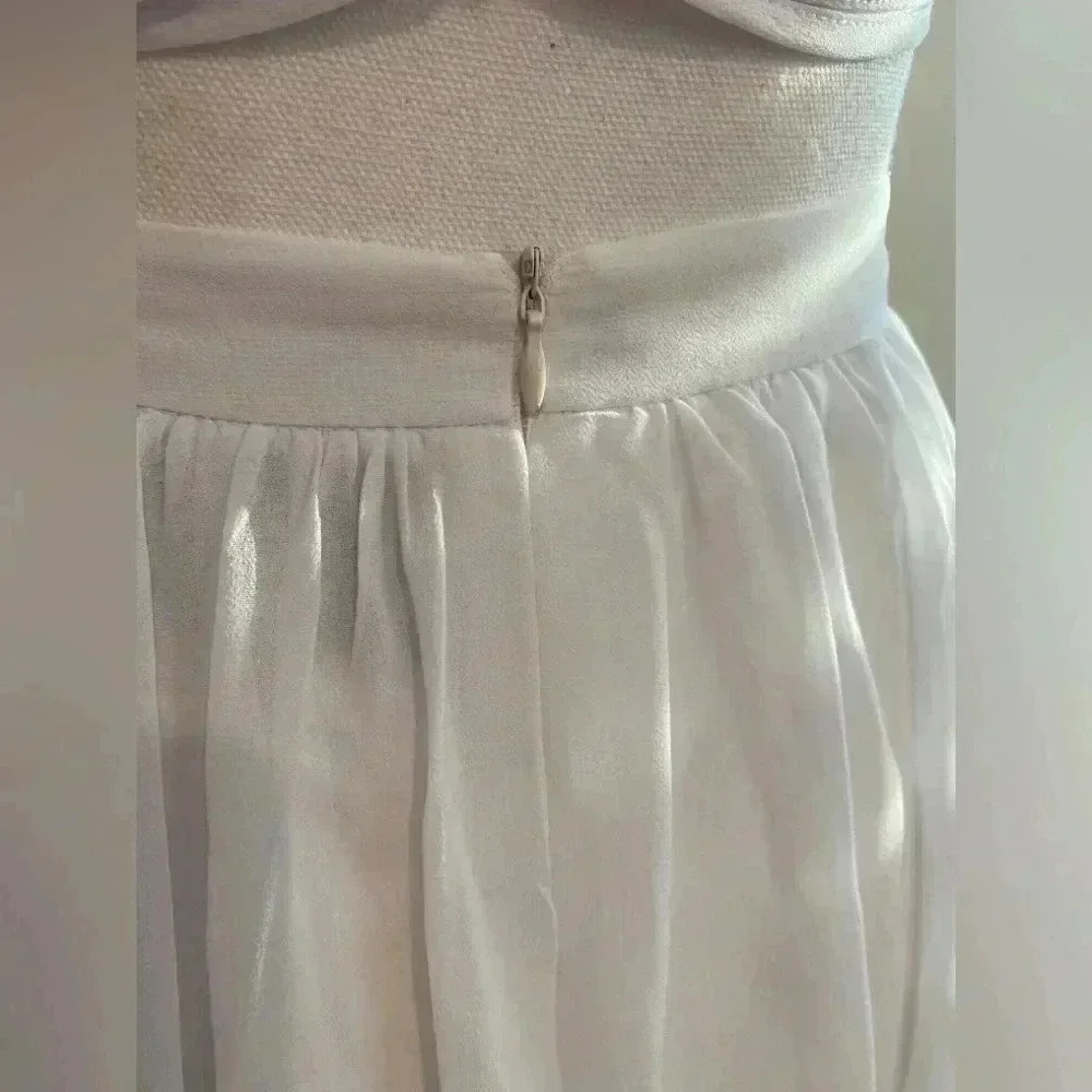 Lavish Alice White Maxi Dress Size Us 2 Or Uk 6 — image 8 of 8